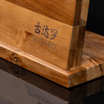 Gudaro - AKIRA Acacia Magnetic Knife Holder