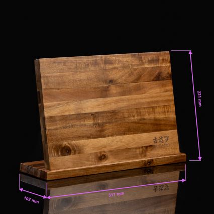 Gudaro - AKIRA Acacia Magnetic Knife Holder