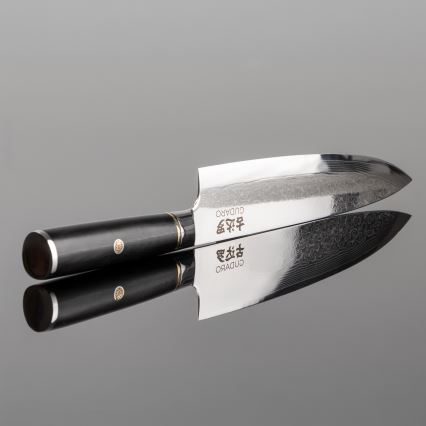 Gudaro - AKIRO 8 67-Layer Damascus Steel Chef's Knife, 20 cm Blade, Black