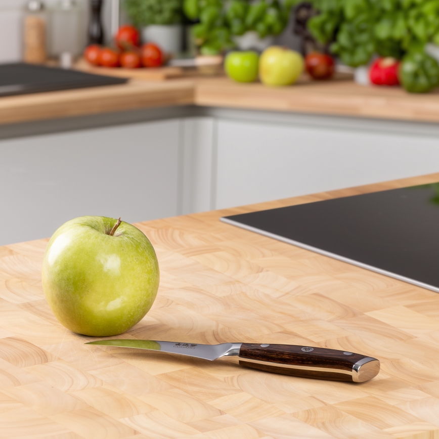 Gudaro - BIRD BEAK Kitchen Knife 7.6 cm, Damascus Steel