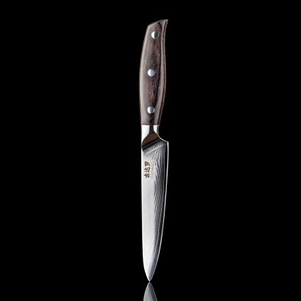 Gudaro - SHIRO 5 67-layer Damascus steel all-purpose kitchen knife, length 12.5 cm