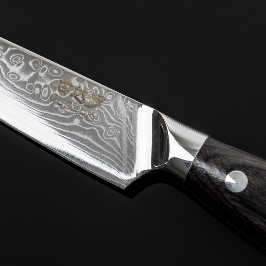 Gudaro - SHIRO 5 67-layer Damascus steel all-purpose kitchen knife, length 12.5 cm