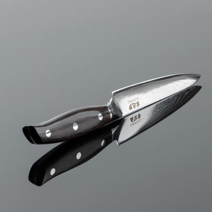 Gudaro - SHIRO 5 67-layer Damascus steel all-purpose kitchen knife, length 12.5 cm