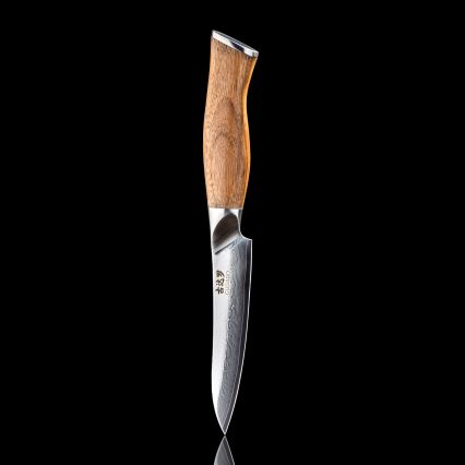 Gudaro - Damascus all-purpose kitchen knife TAKUMI 5, 67-layer steel, length 12.5 cm, walnut