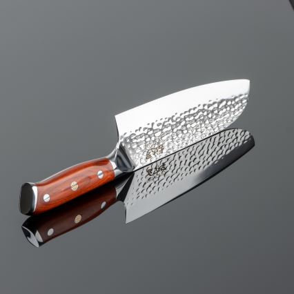 Gudaro - MIYABI 7 Damascus Santoku Kitchen Knife, 67-layer steel, length 17.5 cm
