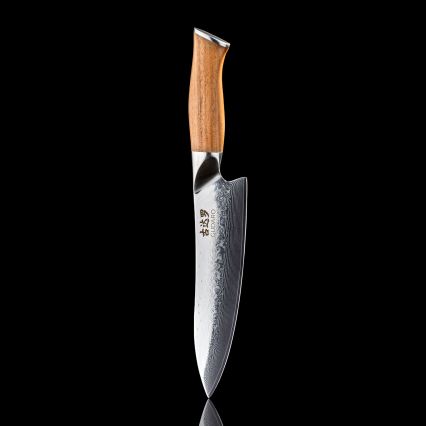 Gudaro - Damascus chef's knife TAKUMI 8, 67 layers of steel, length 20 cm, walnut