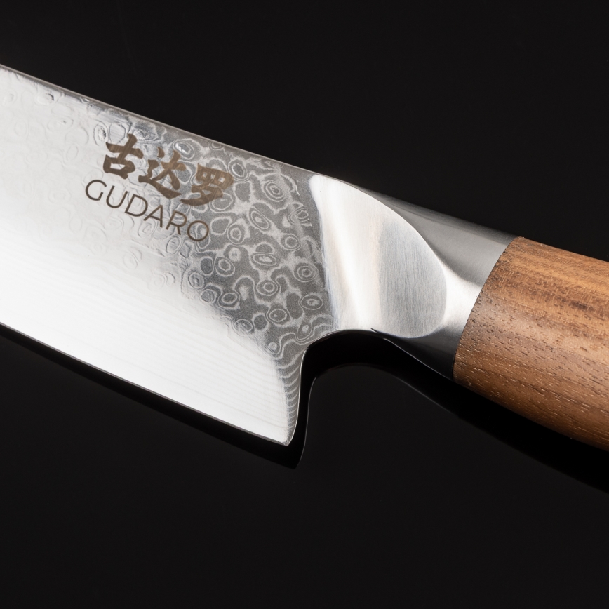 Gudaro - Damascus chef's knife TAKUMI 8, 67 layers of steel, length 20 cm, walnut