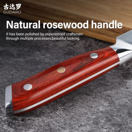 Gudaro - MIYABI 5 Damascus all-purpose kitchen knife, 67-layer steel, length 12.5 cm