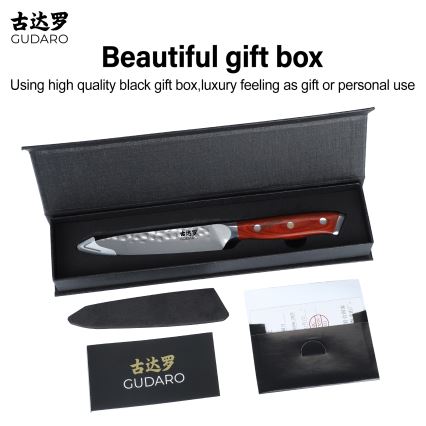 Gudaro - MIYABI 5 Damascus all-purpose kitchen knife, 67-layer steel, length 12.5 cm