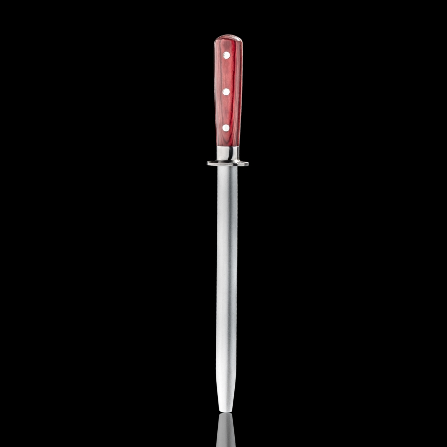 Gudaro - MIYABI Honing Steel Red/Pakkawood
