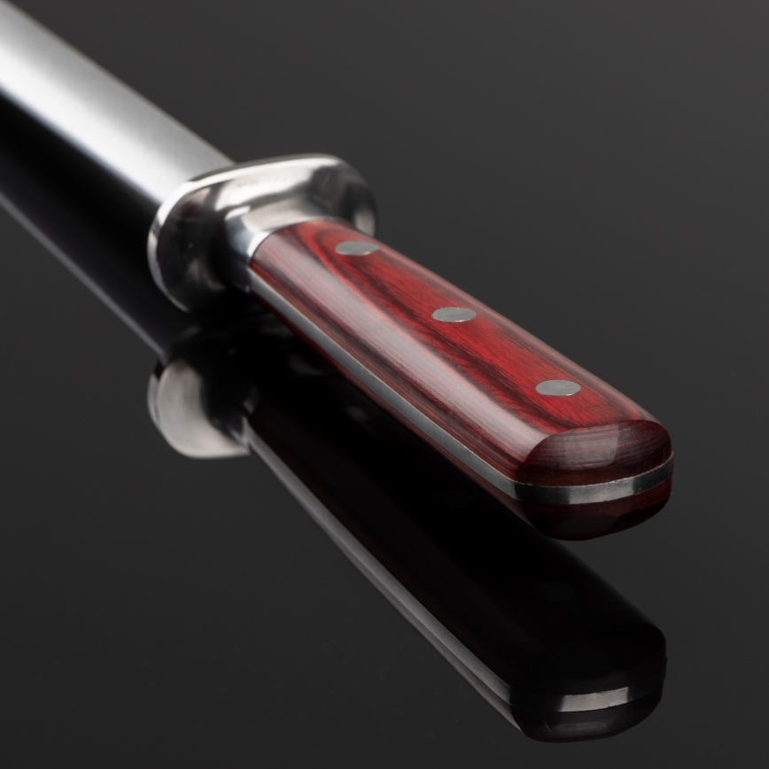 Gudaro - MIYABI Honing Steel Red/Pakkawood