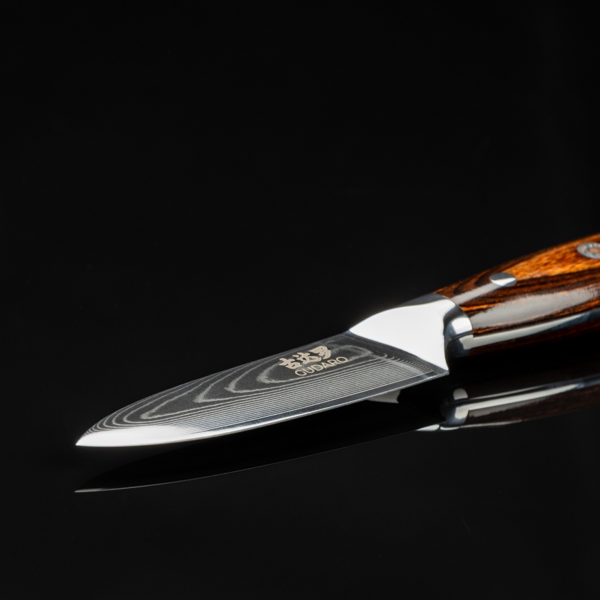 Gudaro - Paring Knife 7.6 cm, Damascus Steel