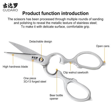 Gudaro - RONIN Poultry Shears 20.6 cm