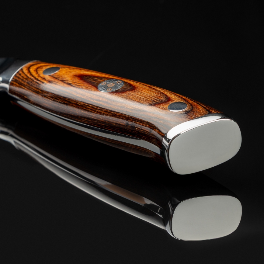 Gudaro - Santoku Kitchen Knife 17.5 cm, Damascus Steel