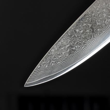 Gudaro - Set of 5 SHIRO Damascus Kitchen Knives + Magnetic Knife Holder