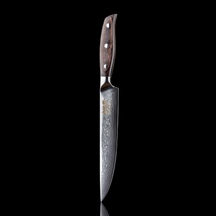 Gudaro - SHIRO 8 Damascus slicing knife, 67-layer steel, length 20 cm