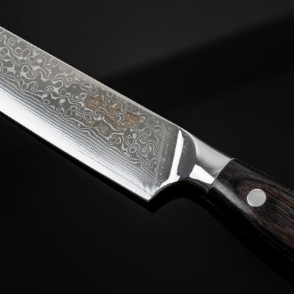 Gudaro - SHIRO 8 Damascus slicing knife, 67-layer steel, length 20 cm