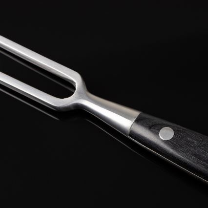 Gudaro - SHIRO Kitchen Fork, Black/Pakkawood
