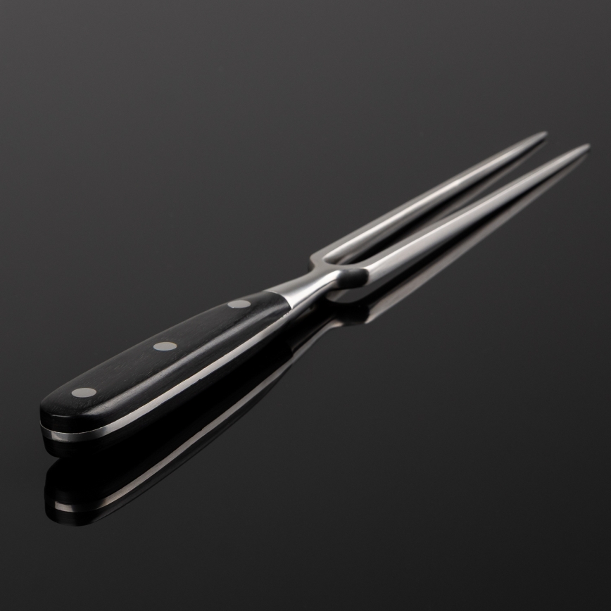 Gudaro - SHIRO Kitchen Fork, Black/Pakkawood
