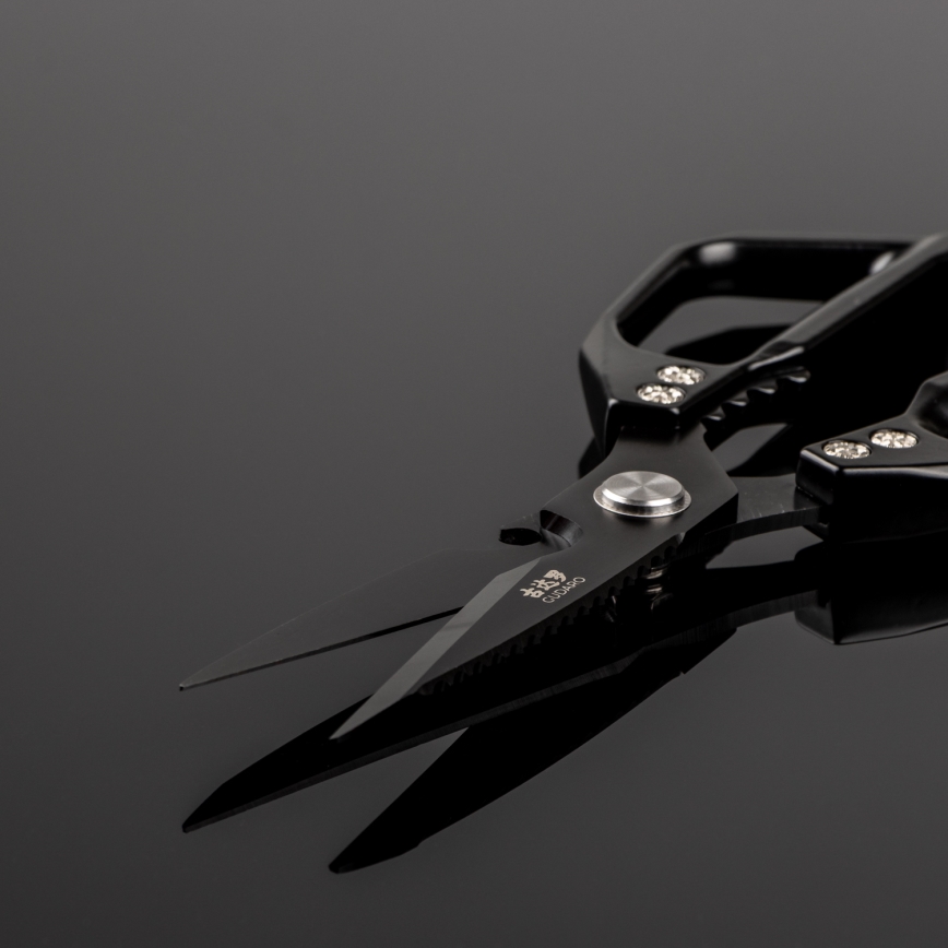 Gudaro - SHOGUN Poultry Shears 23.3 cm, Black