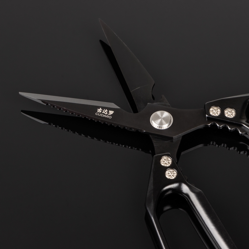 Gudaro - SHOGUN Poultry Shears 23.3 cm, Black