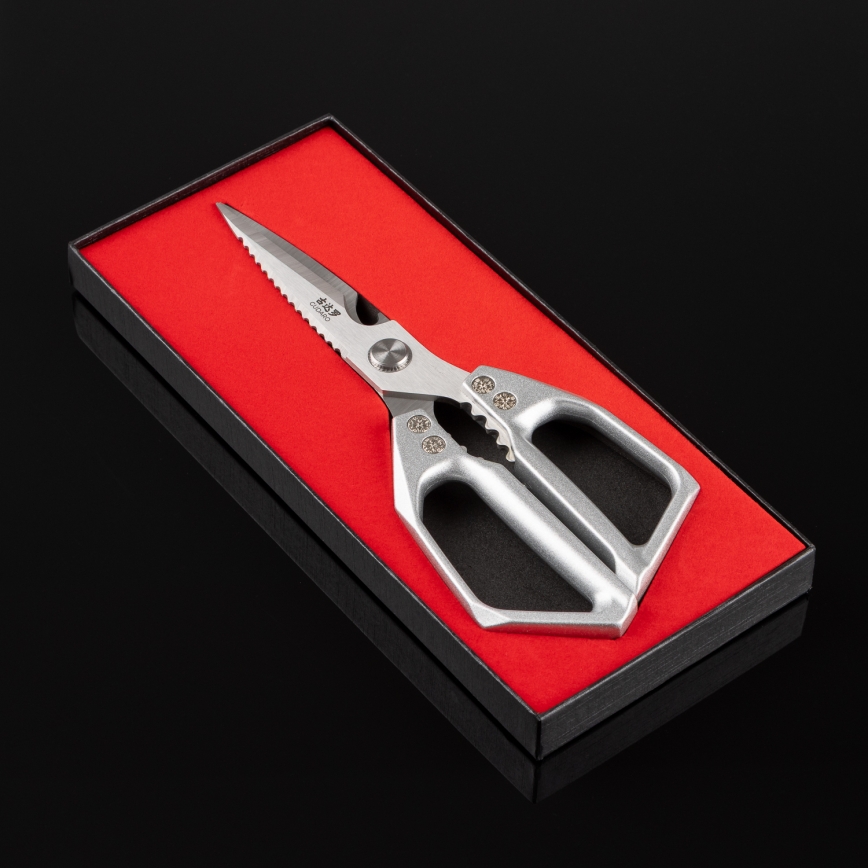 Gudaro - SHOGUN Poultry Shears, 23.3 cm, Silver