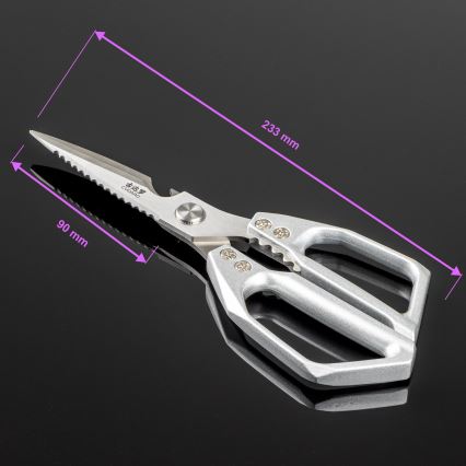 Gudaro - SHOGUN Poultry Shears, 23.3 cm, Silver