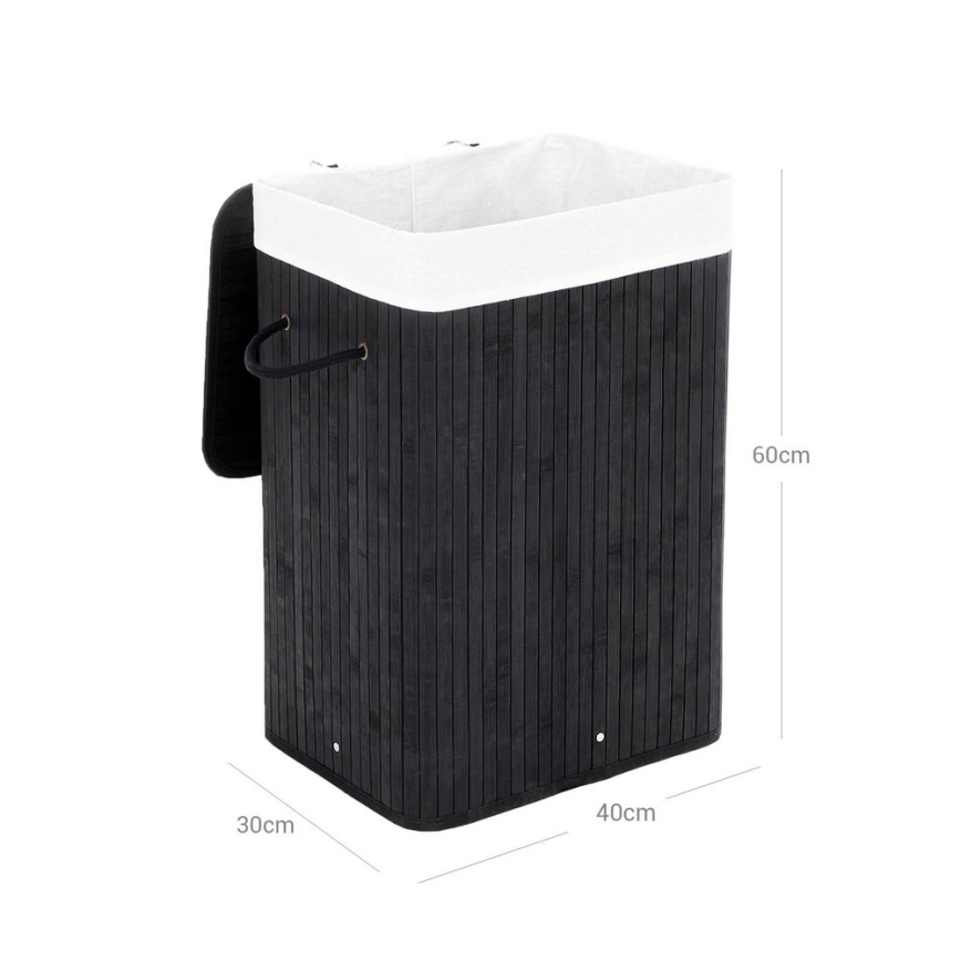 GUS Laundry Basket, Black