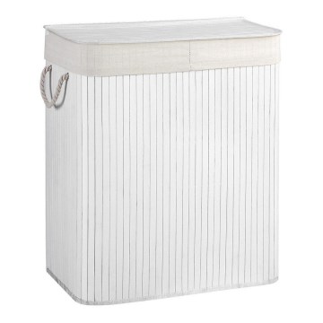 GUS White Laundry Basket