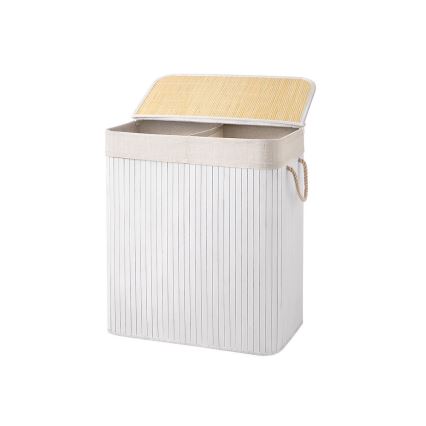GUS White Laundry Basket