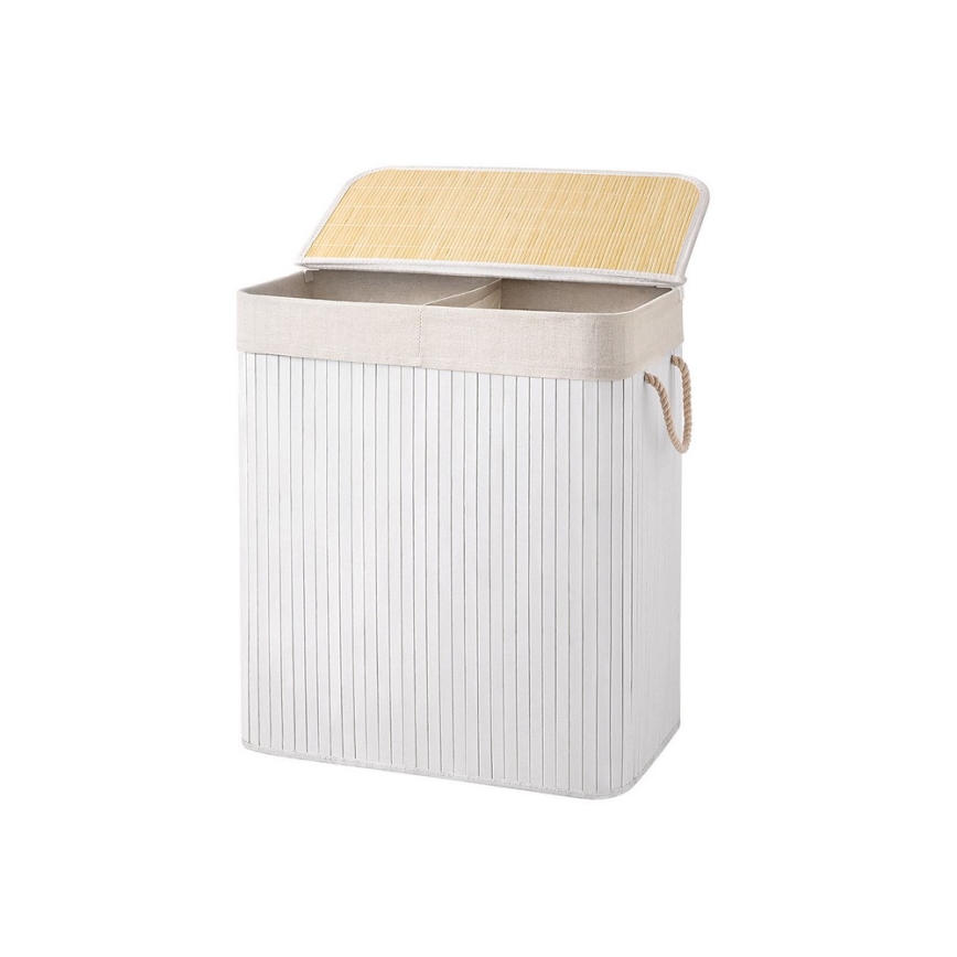 GUS White Laundry Basket