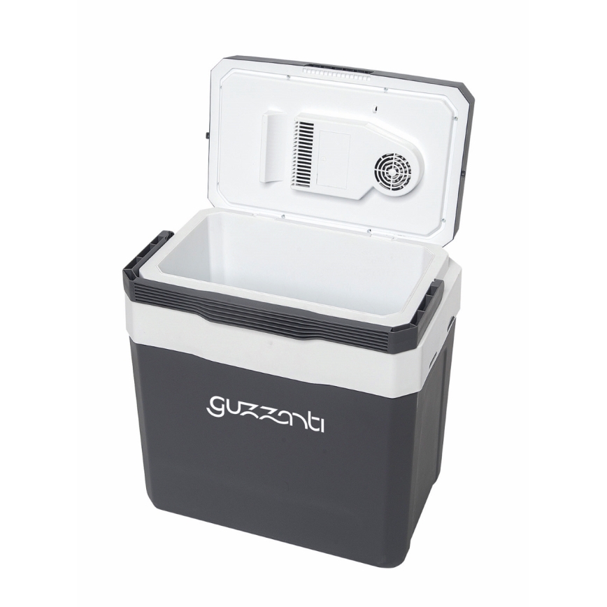 Guzzanti GZ 26B - Portable car refrigerator 26 l 57W/12V/230V grey