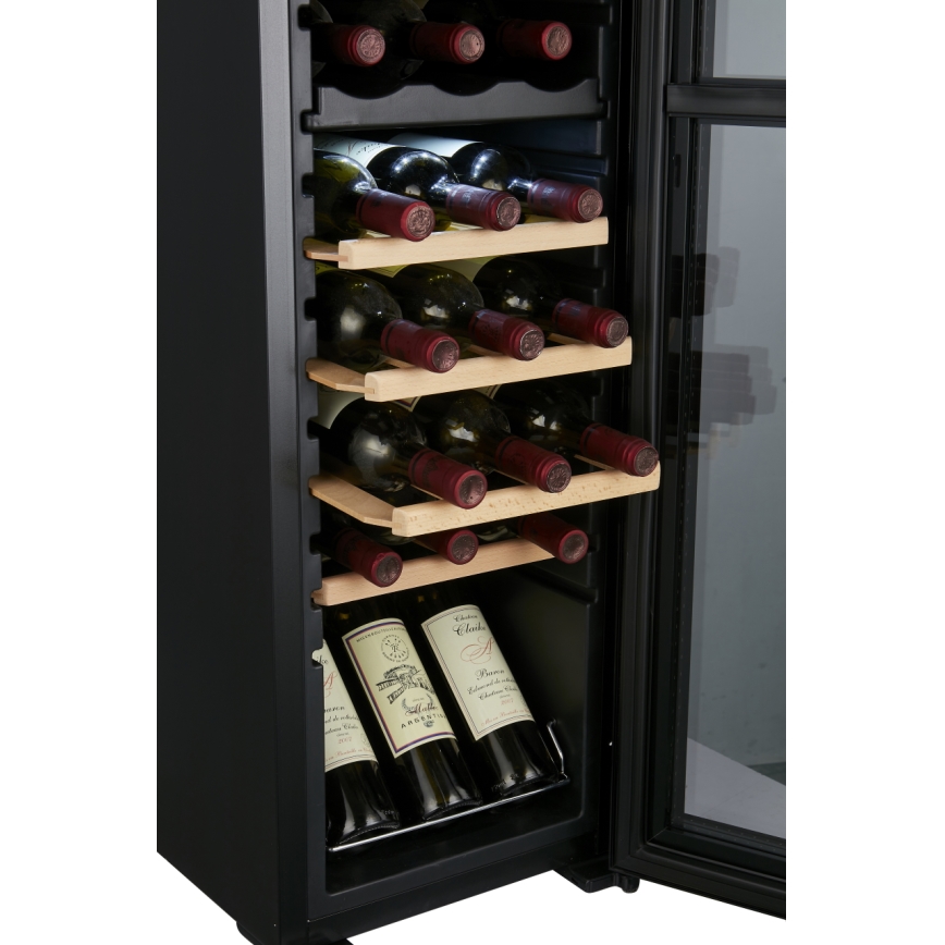 Guzzanti GZ 27DD - Freestanding dual-zone wine cooler for 27 bottles