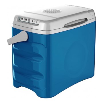 Guzzanti GZ 30BW - Portable 29 L Car Refrigerator, 65 W, 12 V / 230 V, Blue