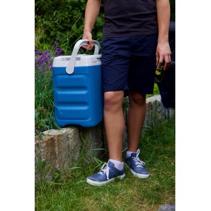 Guzzanti GZ 30BW - Portable 29 L Car Refrigerator, 65 W, 12 V / 230 V, Blue
