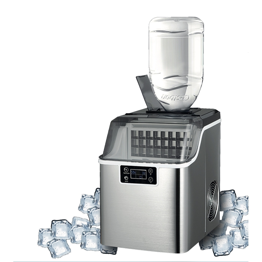 Guzzanti GZ124A - 150W/230V Stainless Steel Ice Maker
