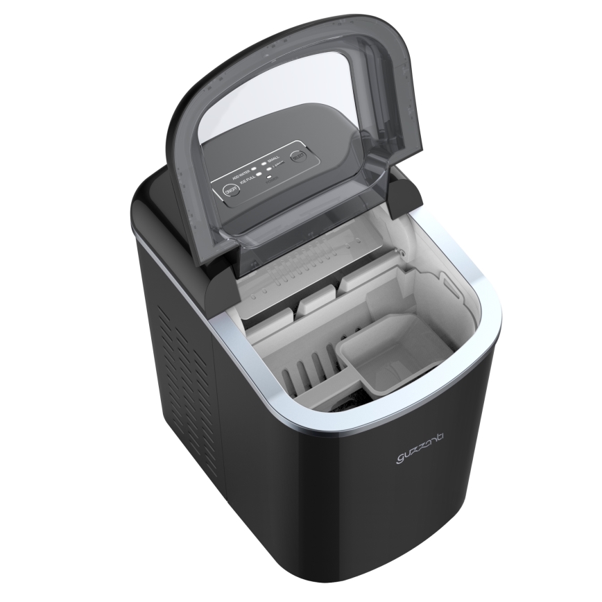 Guzzanti GZ125B - 140W/230V Ice Maker, Black