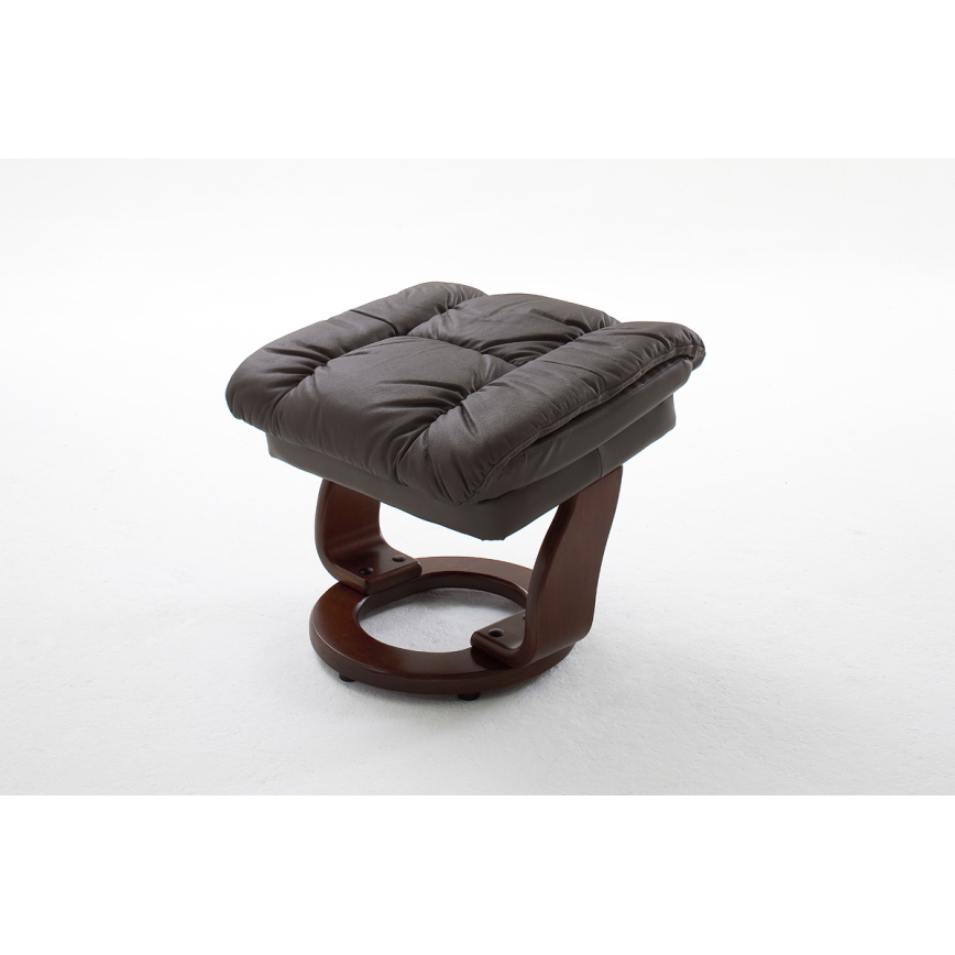 HABI Adjustable Recliner Chair, Brown/Walnut