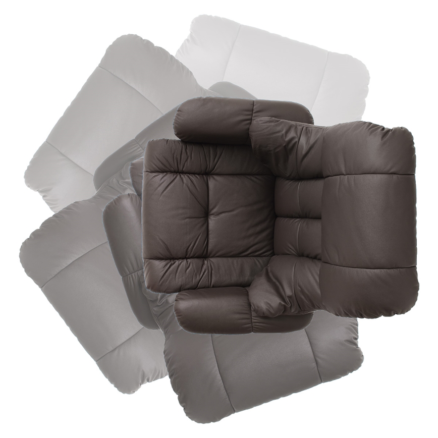 HABI Adjustable Recliner Chair — Brown/Walnut