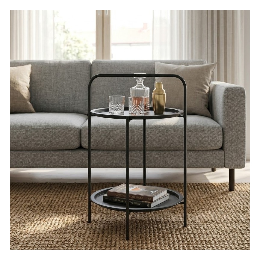 HAGE Coffee Table 50x66 cm Black