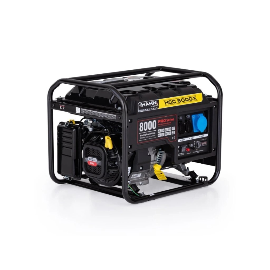 Hahn & Sohn 7410 - Petrol electric generator HGG 8000X 6500W