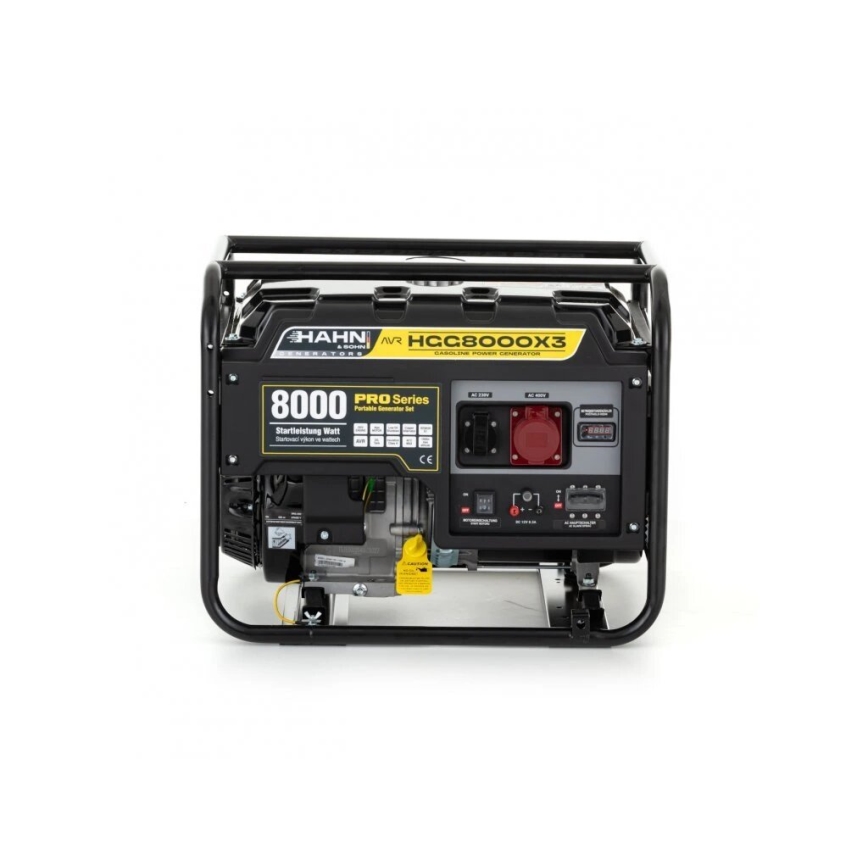 Hahn & Sohn 9177 - Petrol electric generator HGG 8000 X3 6500W