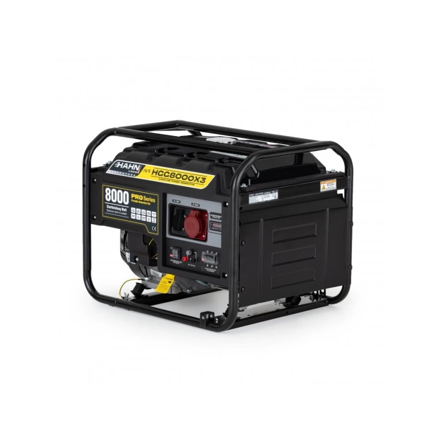 Hahn & Sohn 9177 - Petrol electric generator HGG 8000 X3 6500W