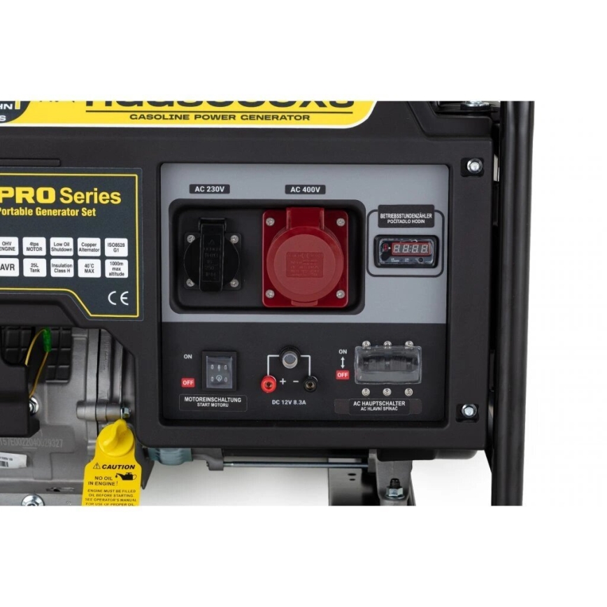 Hahn & Sohn 9177 - Petrol electric generator HGG 8000 X3 6500W