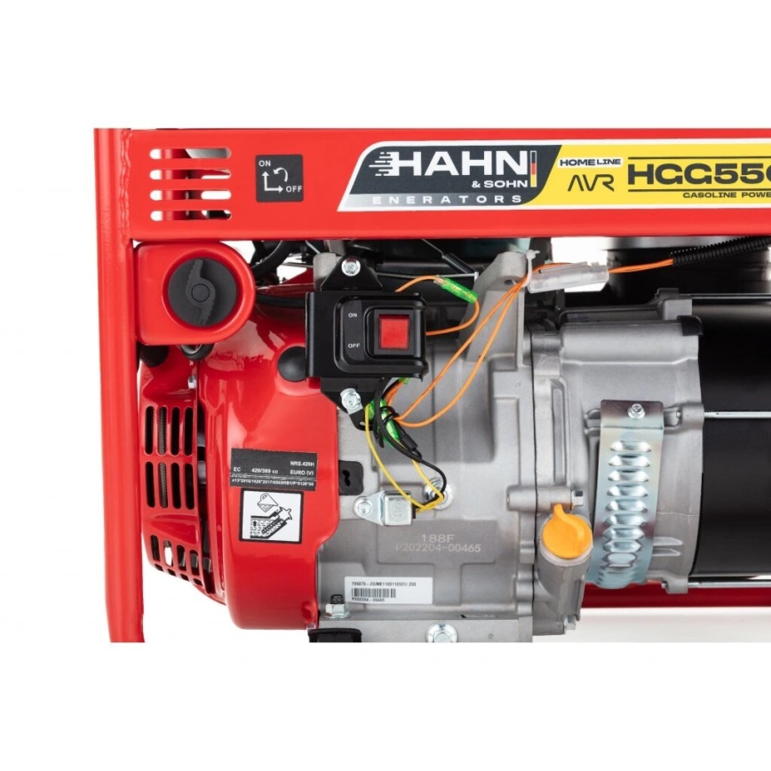 Hahn & Sohn 9178 - Petrol electric generator HGG 5500 X-H 5500W