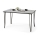 HALIJA Dining Table, Concrete Grey