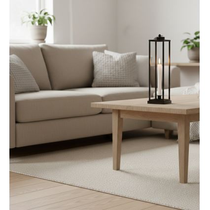 HALL Decorative Lantern, 34 cm, Black