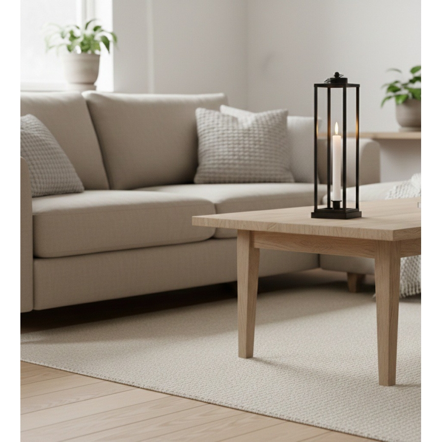 HALL Decorative Lantern, 34 cm, Black
