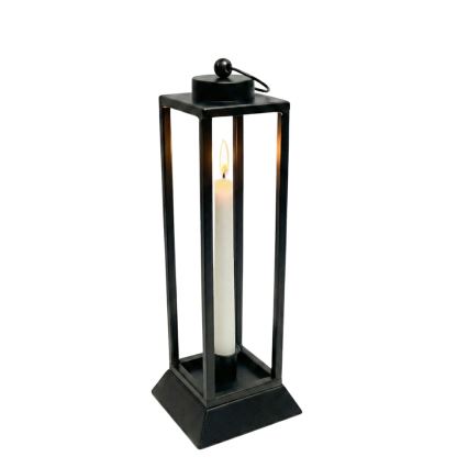 HALL Decorative Lantern, 39.5 cm, Black