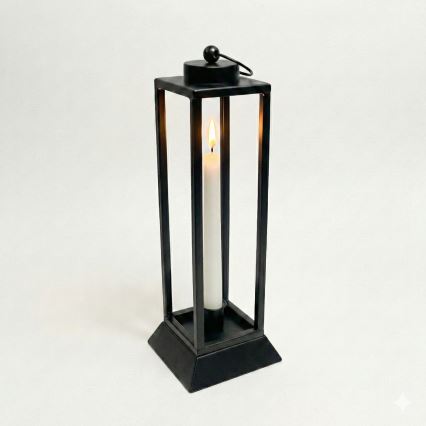 HALL Decorative Lantern, 45.5 cm, Black